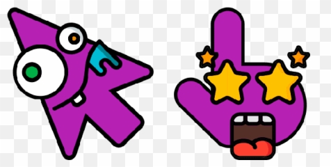 Stupid Cute Cursor - Dot Emoji,Emoji Cursor