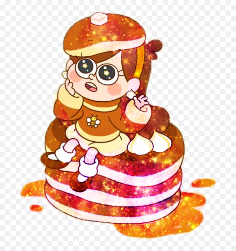 Pancakes Sticker Challenge - Gravity Falls Mabel Kawaii Emoji,Panquesito Emoji