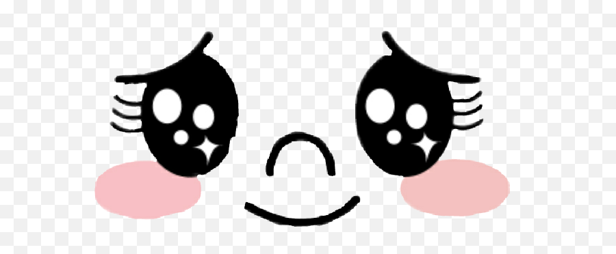 Anime Eyes Cute Faces Anime - Dot Emoji,Anime Emotions