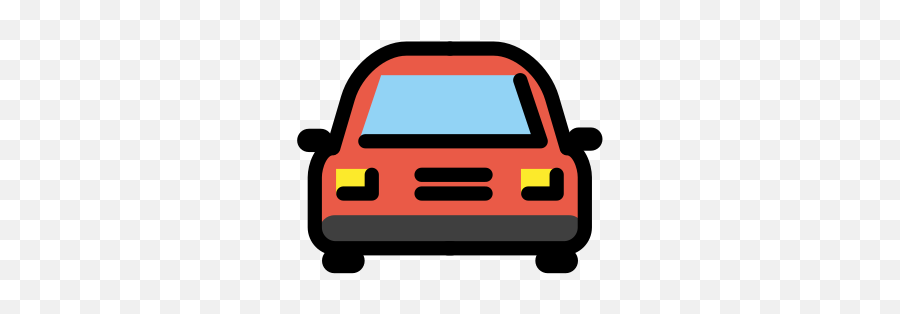 Oncoming Automobile Emoji Clipart - Scalable Vector Graphics,Automotive Emojis