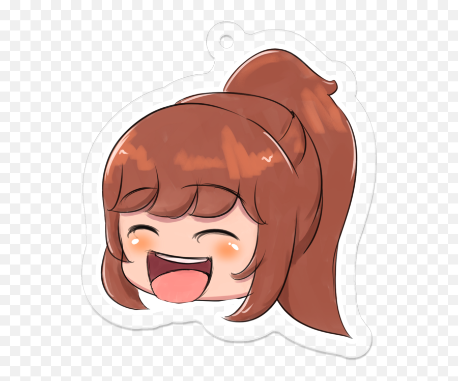 Kaylee Happy Emote Keychain - Happy Emoji,Vrchat Emoji