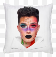 Pillow Sticker Challenge - James Charles Makeup Looks Emoji,Eye Emoji Pillow