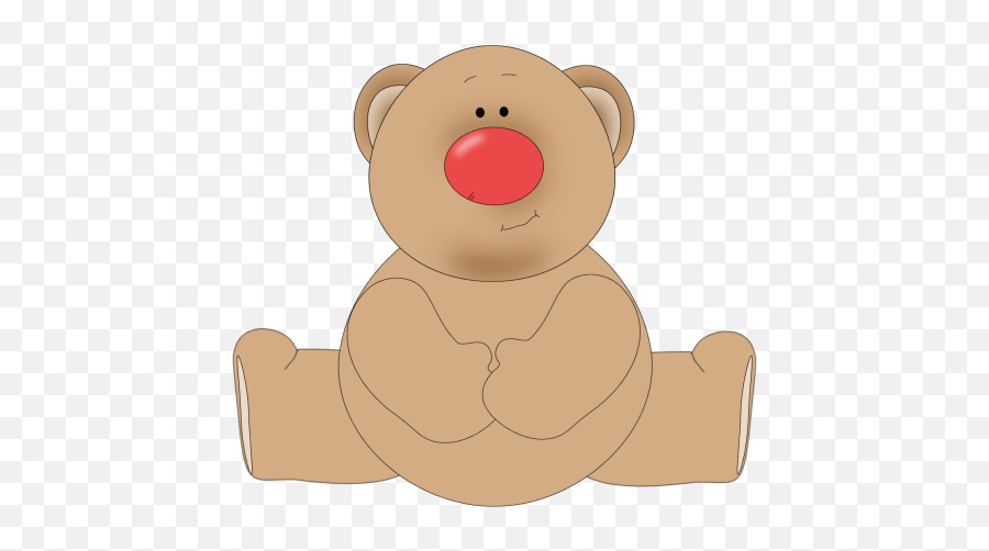 Gudang Tutorial Blog Cara Memasang Emoticon Cute Brown Bear - Big Nose Red Cartoon Emoji,Tuzki Bunny Emoticons