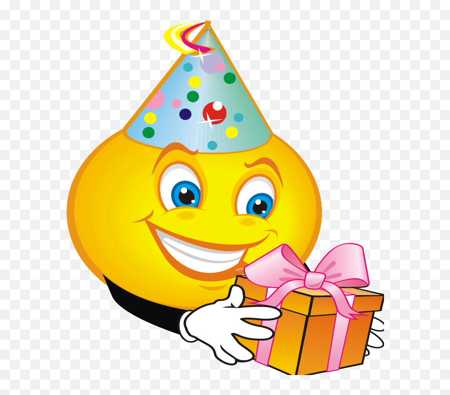 Clipart Birthday Emoji Clipart Birthday Emoji Transparent - Emoticon De La Multi Ani,Celebrate Emoji