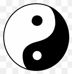 How To Draw The Yin Yang Symbol - Drawing Yin Yang Symbol Emoji,Yin And Yang Emoji