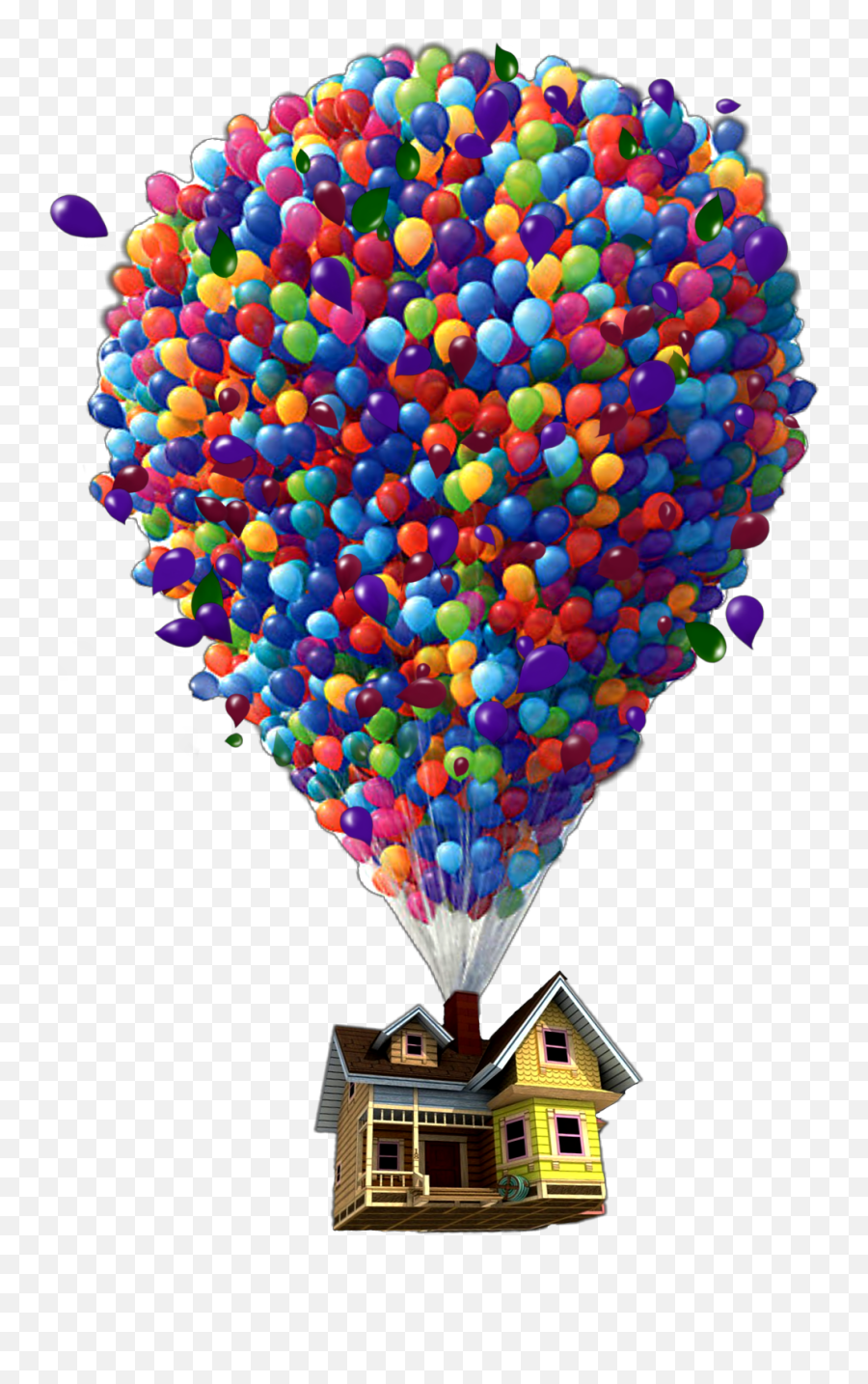 Ftestickers Balloon House Sticker - Transparent Up House Png Emoji,House Balloons Emoji