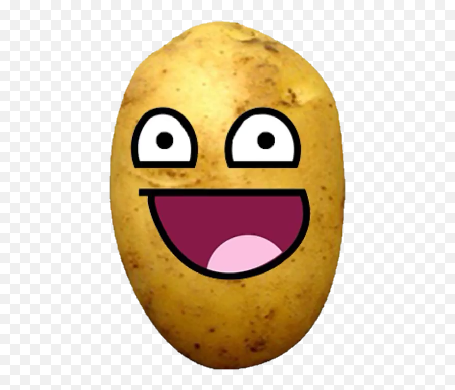 Topmanias Patata Potato Meme Sticker By Jn - Sn Blue Awesome Face Png Emoji,Potato Emoji