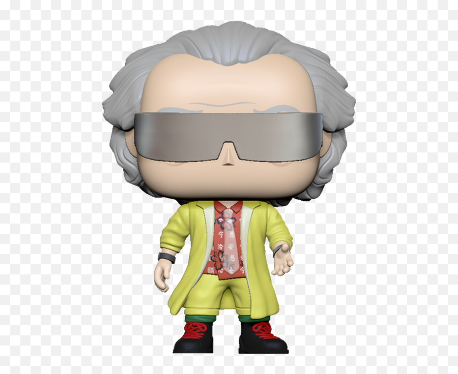 Funko Vinyl Collectable Figures - Doc Brown Pop Funkos Emoji,Translucent Baymax Funko Pop Emoticon