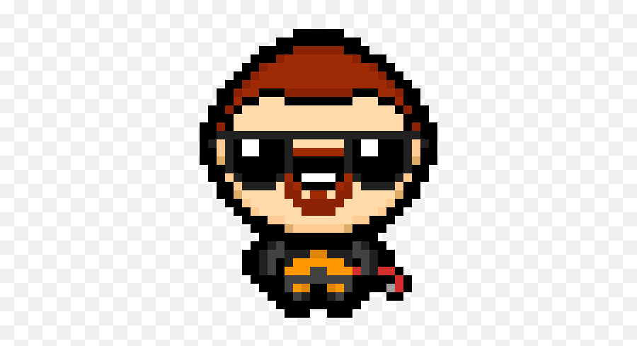 Pixilart - Binding Of Isaac Isaac Emoji,Gordon Freeman Emoticon