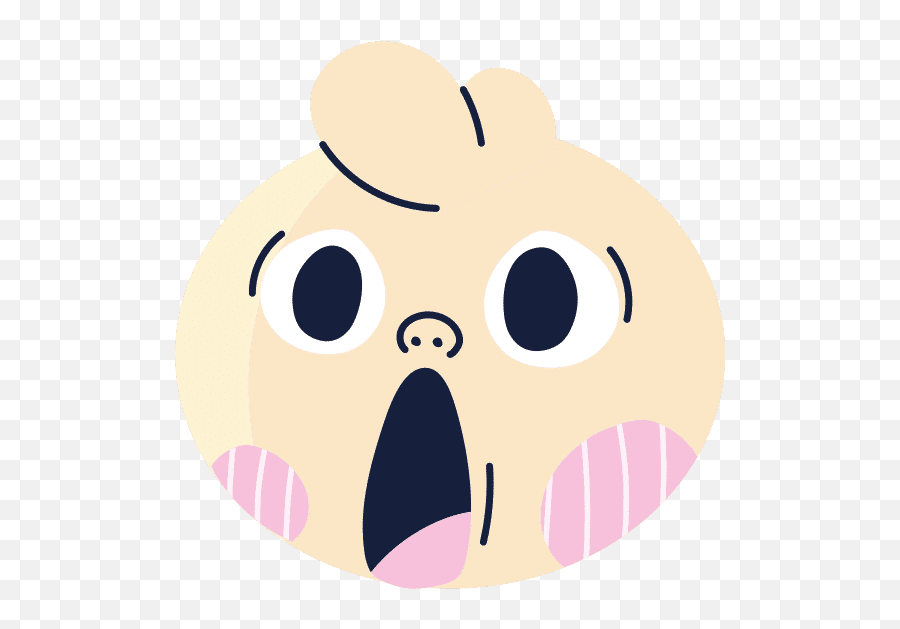 Emoji Terrified Expression Isolated,Terrified Emoji