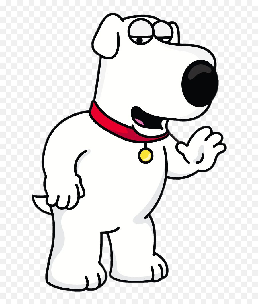 Check Out This Transparent Family Guy Brian The Dog Waving - Transparent Brian Family Guy Png Emoji,Doge Waving Emoticon