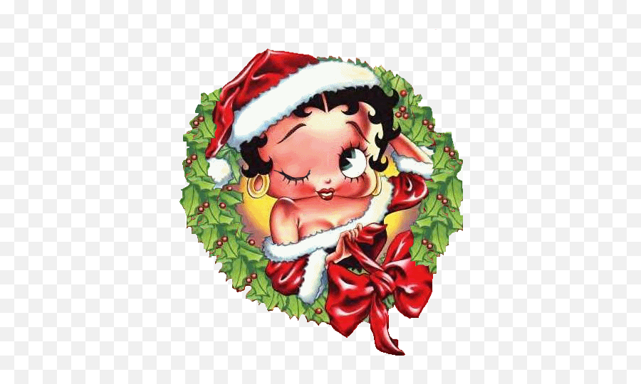 Christmas Betty Boop App Betty - Boopchristmas4gif Photo Betty Boop Navidad Gift Emoji,Emoticon Navisdad