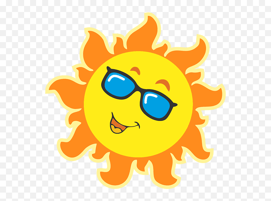 Sunny Day Tutoring - Summer Sunglasses Sun Clipart Emoji,Emoticons Educativos