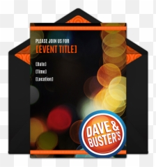 Dave Busters Dave And Busters Party - Dave And Busters New Emoji,Free Emoji Pool Party Invitations