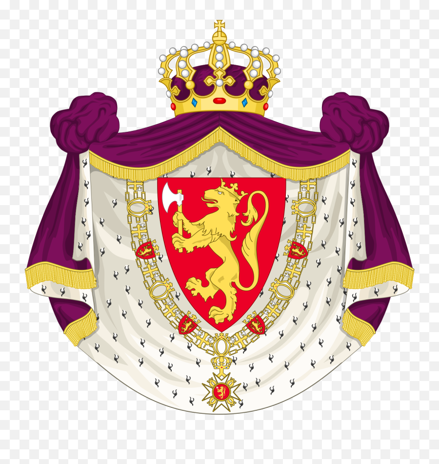 Coat Of Arms Of Norway - Norway Coat Of Arms Emoji,Prince Crown Emoticon