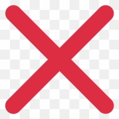Cross Mark Emoji Meaning With - Rotes X,Red Hot Emoticon Keyboard