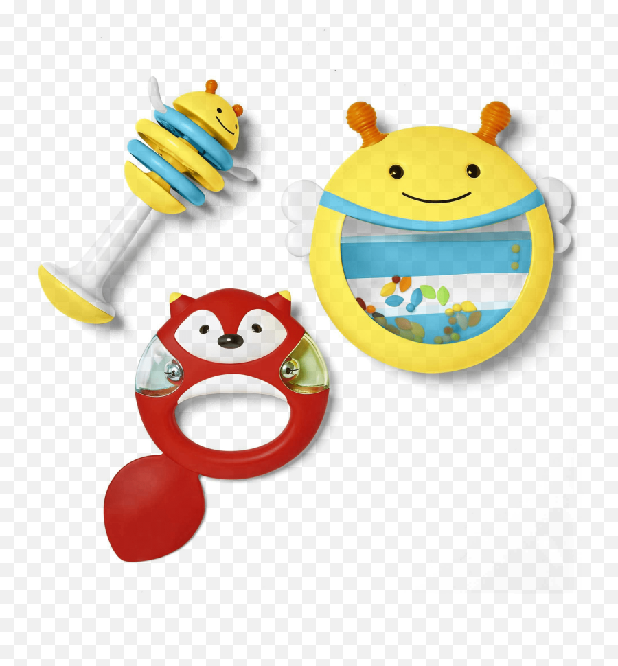 Musical Instrument 3pc Set - Skip Hop Musical Instrument Set Emoji,Turntable Emoticon