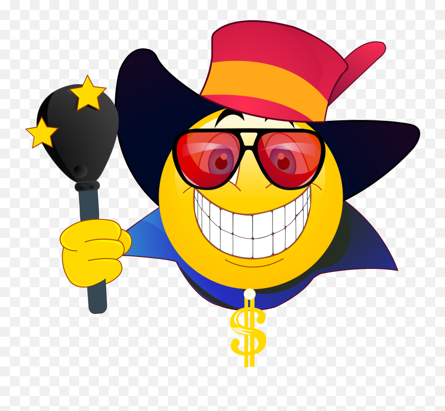 Rich Emoji 363 Decal - Pimp Emoji,Emojis With A Top Hat