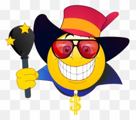 Rich Emoji 363 Decal - Pimp Emoji,Emojis With A Top Hat