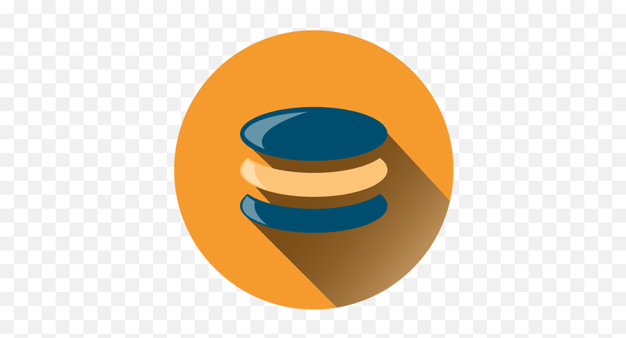 Database Circle Icon With Drop Shadow - Circle Emoji,Smile Emoticon Icon Png Circle With Shadow