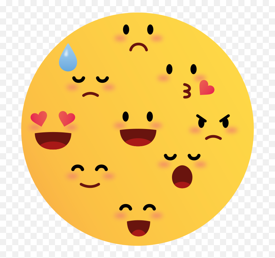 Alfombra Vinílica Infantil Caras Emoji - Dot,Emoticon Sonriendo Png