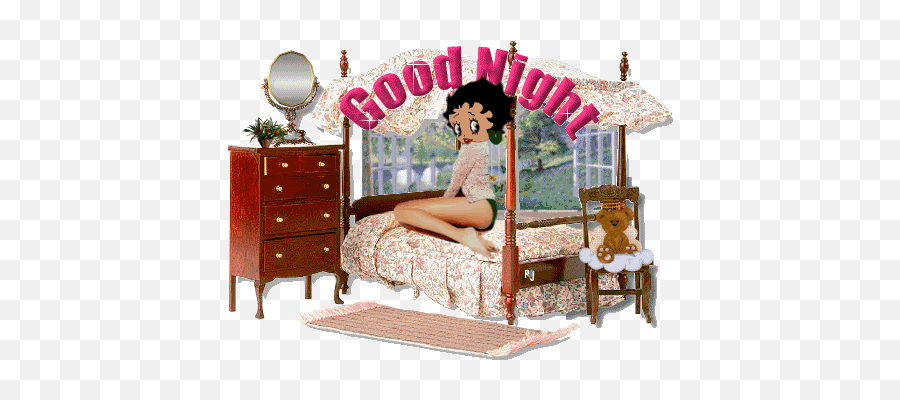 Google Buenas Noches Cariño Gifs De Buenas Noches Betty - Goodnight Betty Boop Emoji,Emoticon Palmera Whatsapp