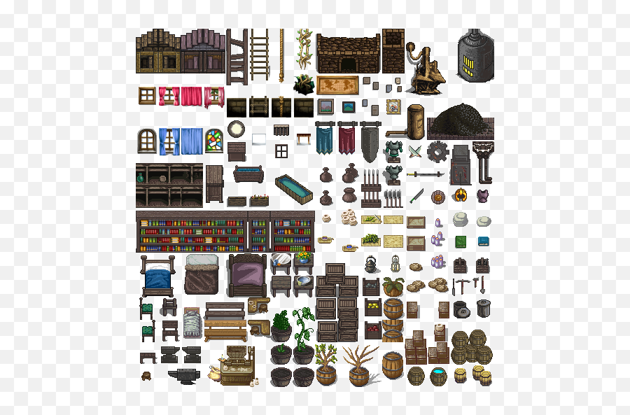 Steampunkish Tilec - Rpg Maker Tilesets City Emoji,Vx Ace Emoticon Tilesets