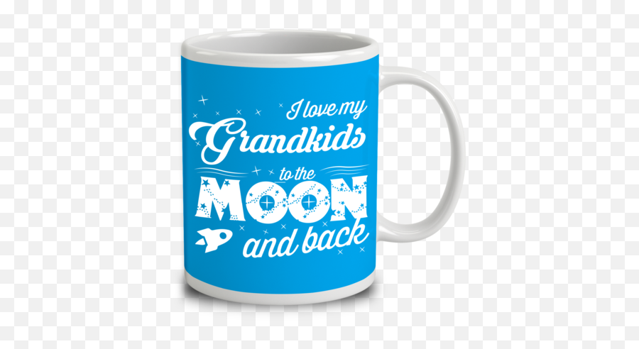 I Love My Grandkids To The Moon And Back U2013 Mug - Empire Beer Tap Emoji,Pi Day Emoticon