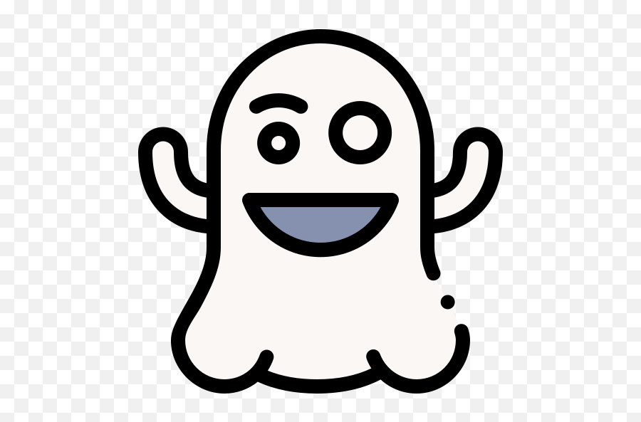 Ghost - Free Halloween Icons Happy Emoji,Ghost Emoticon Transparent