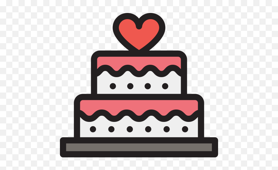 Bridal Cake Free Icon Of Wedding - Logotipo De Pasteleria Emoji,Emoticon Symbols For Cake And Balloons For Facebook