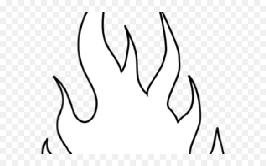 Download Hd Drawn Fire Outline - Silhouette Fire Outline Emoji,Fire Outline Emoji
