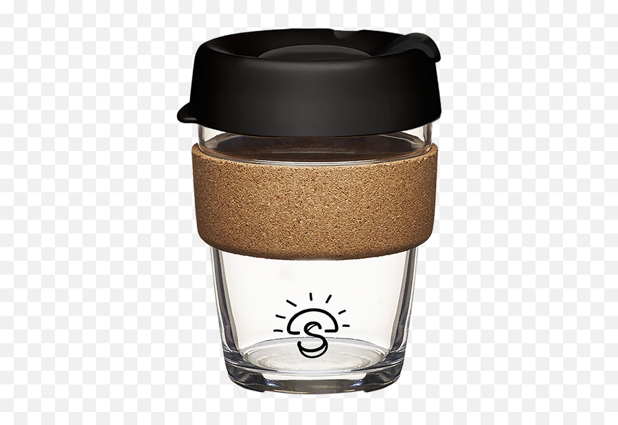 Super Shrooms - Keep Cup Black Cork Emoji,Shitake Emotion