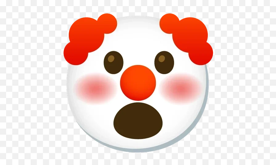 Telegram Sticker - Clown Emoji,Simbolos Para Emoticons Para Facebook