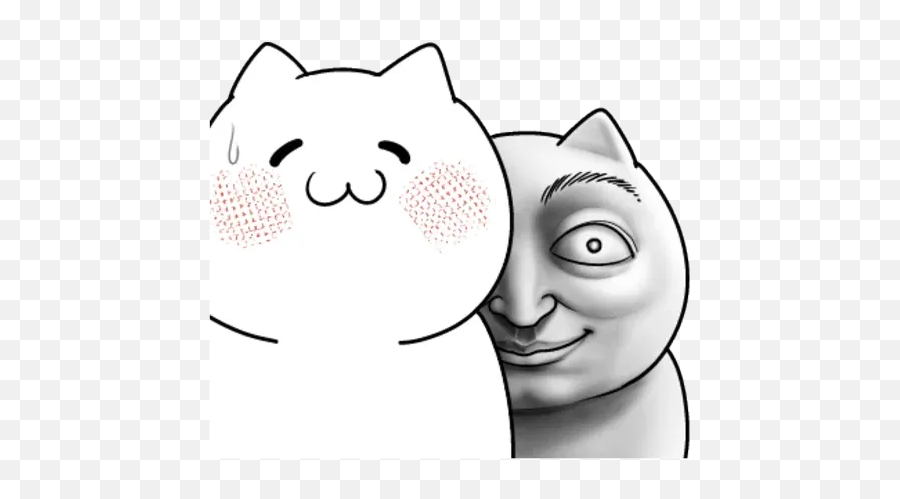 3c Whatsapp Stickers - Happy Emoji,:3c Emoticon Cat