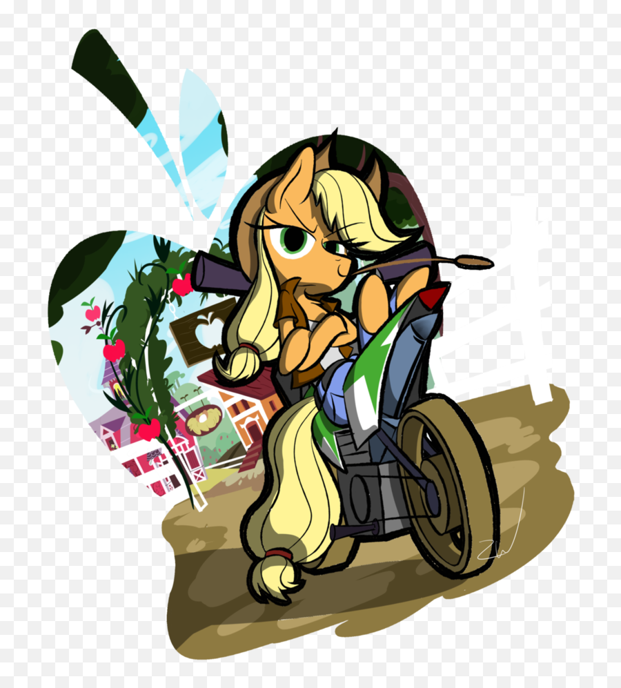 Mares Of Harmony Biker Ponies - Visual Fan Art Mlp Forums Emoji,Emoji Aj