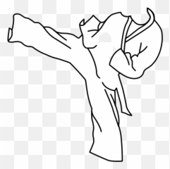 Karate Or Martial Arts Girl Thank You Note Cards - Kick Design Emoji,Karate Kick Girl Emoticon
