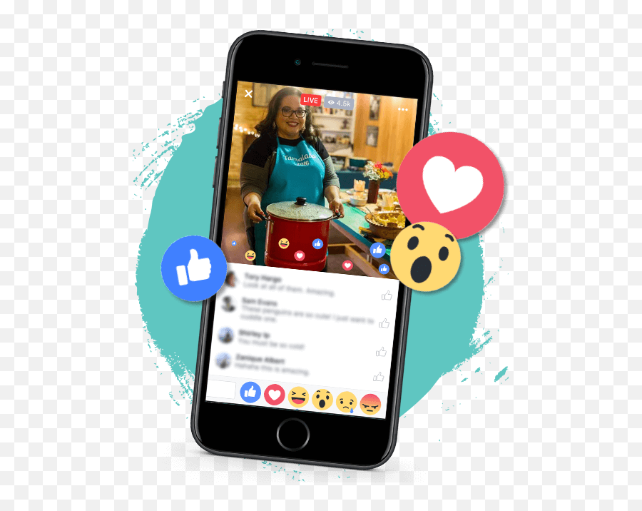 Download Hd Facebook - Live Iphone Transparent Png Image Emoji,Iphone Live Emoji