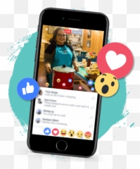 Download Hd Facebook - Live Iphone Transparent Png Image Emoji,Iphone Live Emoji
