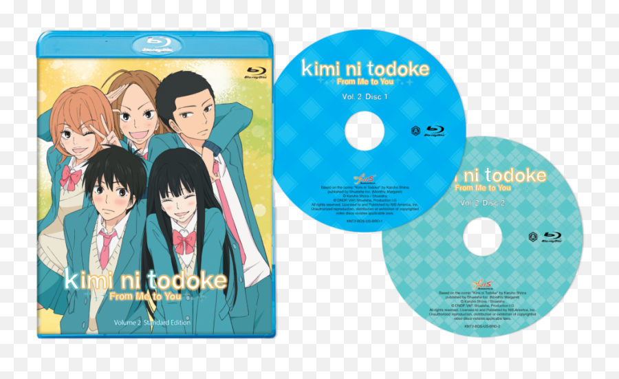 Kimi Ni Todoke - From Me To You Volume 2 Standard Edition Bluray Only Emoji,Where Are The Emotions On Blu 6.0