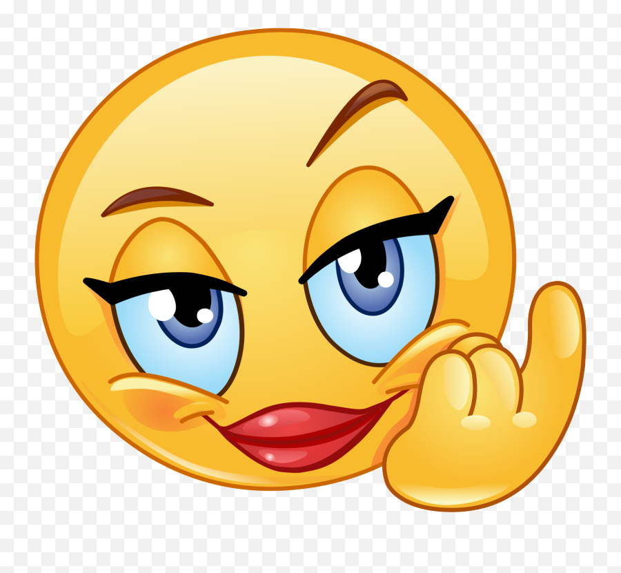 Come Here Girl Emoji Decal,Female Emoji With Lips