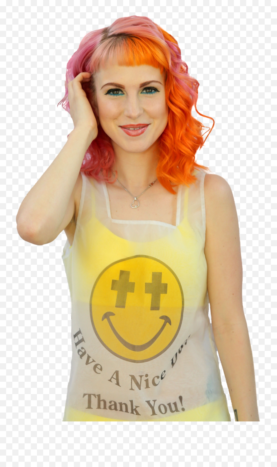 Download Hayley Williams Cut - Hayley Williams Baby Bangs Emoji,Emoticon Hair Cut