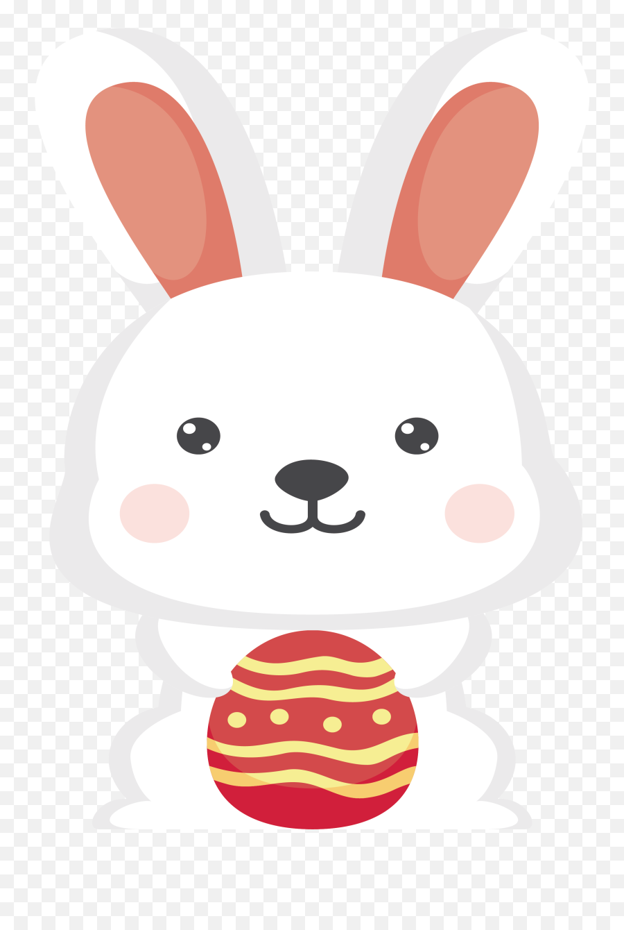 Happy Bunny Emoji Transparent Cartoon - Png Bunny Vector,Bunny Emoji