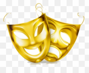Theatre Mask Royalty - Free Clip Art Golden Mask Png Emoji,Tragic Mask Emoji