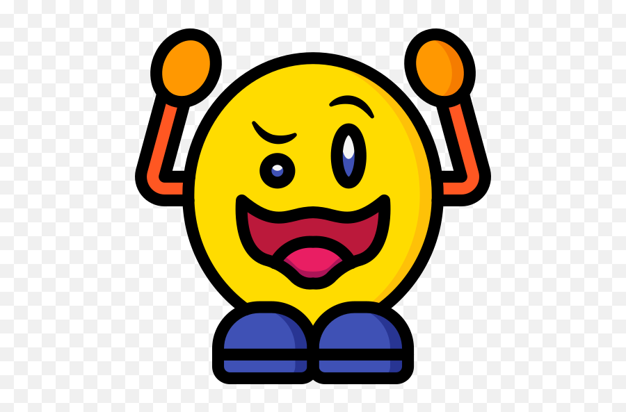 Silly - Free People Icons Emoji,Sweating Laugh Emoji