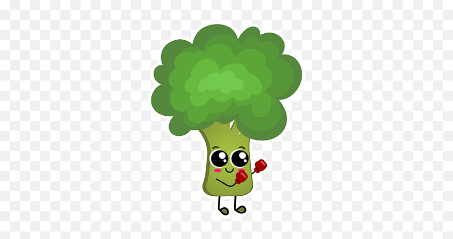 Veggies Food Stickers By Luis Maldonado Emoji,Apple Emoji Broccoli Emoji