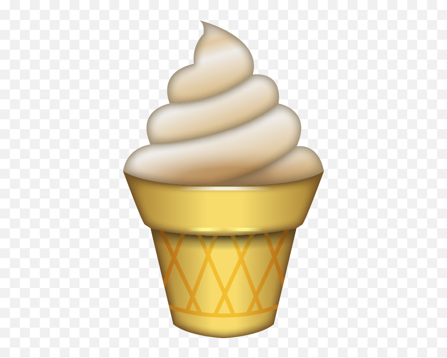 Ice Cream Emoji - Ice Cream Emoji Png,Fries Emoji