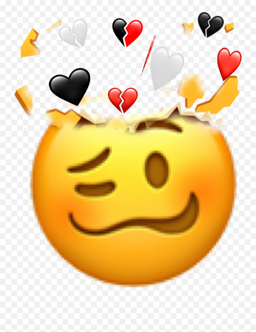 Emoji Corazonroto Amor Sticker - Happy,Emoji Corazon Roto