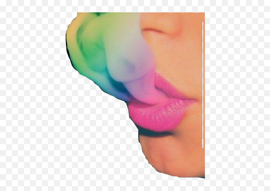 Smoke Lips Puff Of Smoke Sticker - Lip Care Emoji,Emoji Lips With Smoke