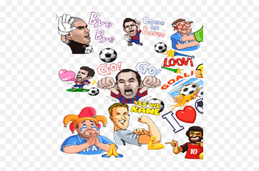 Download Football Stickers For Whatsapp - Playing Sports Emoji,Football Emoji For Facebook