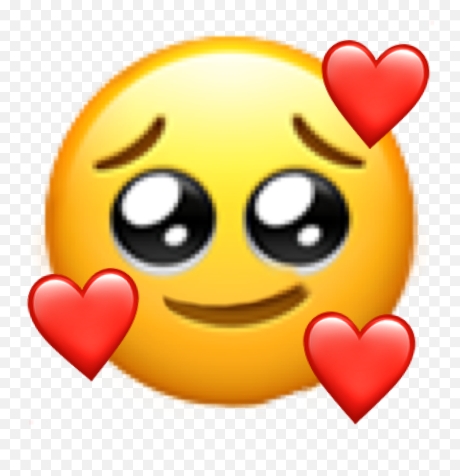 Cute Kawaii Aesthetic Emoji Sticker - Cute Sad Cries Emoji,Blush Kawaii Emoticon
